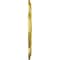 Ekena Millwork Waltz Ceiling Medallion (Fits Canopies up to 4 1/2"), 21 1/4"W x 17 3/8"H x 1"P, Rich Gold CM21WARGS - alternate 5